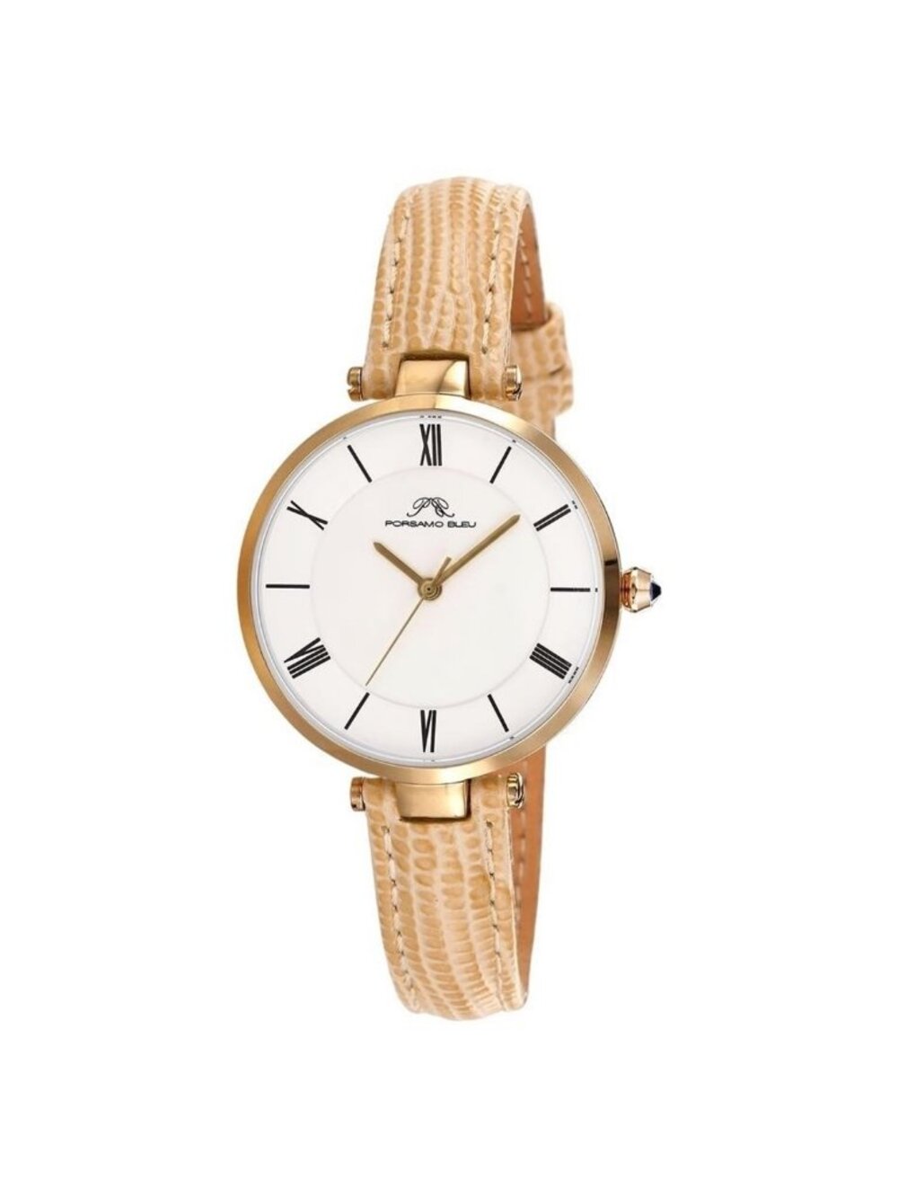 NWT Porsamo Bleu Bellevue Quartz White Dial Ladies Watch